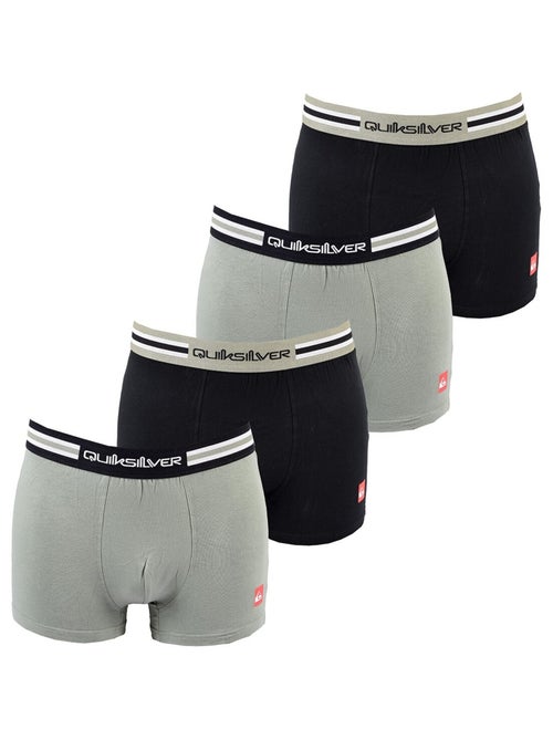 Bóxer Hombre QUIKSILVER - Pack de 4 - Kiabi Bóxer Hombre QUIKSILVER - Pack de 4 - Kiabi
