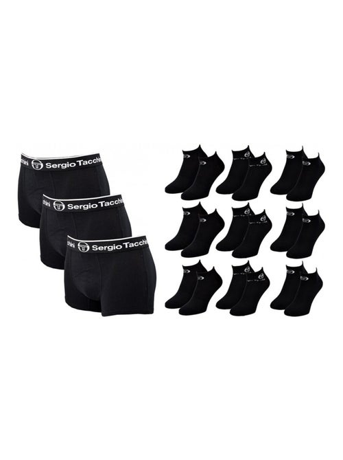 Bóxer Hombre SERGIO TACCHINI Lote de 3 PACK REGALOS - Pack de 3 - Kiabi