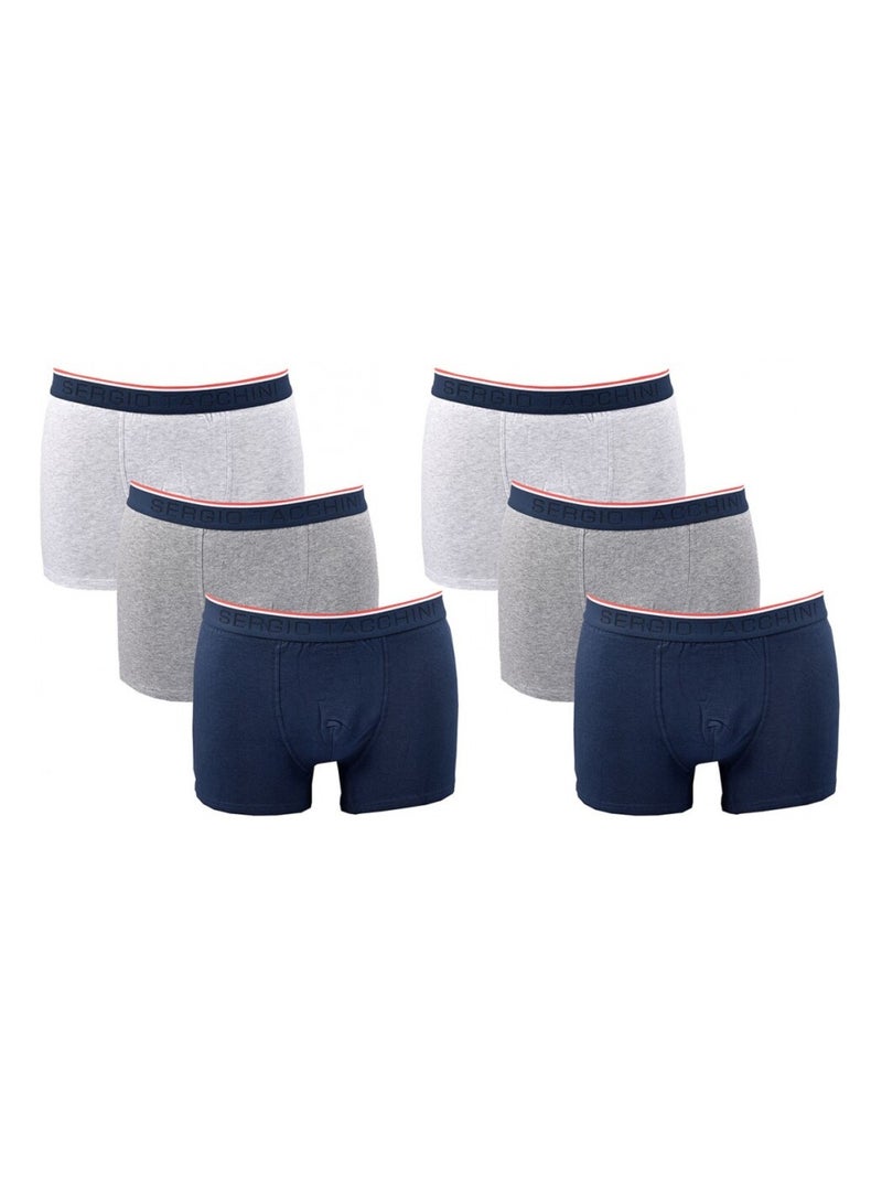 Bóxer Hombre SERGIO TACCHINI Lote de 6 - Pack de 6 Multicolor - Kiabi
