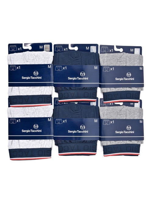Bóxer Hombre SERGIO TACCHINI Lote de 6 - Pack de 6 - Kiabi