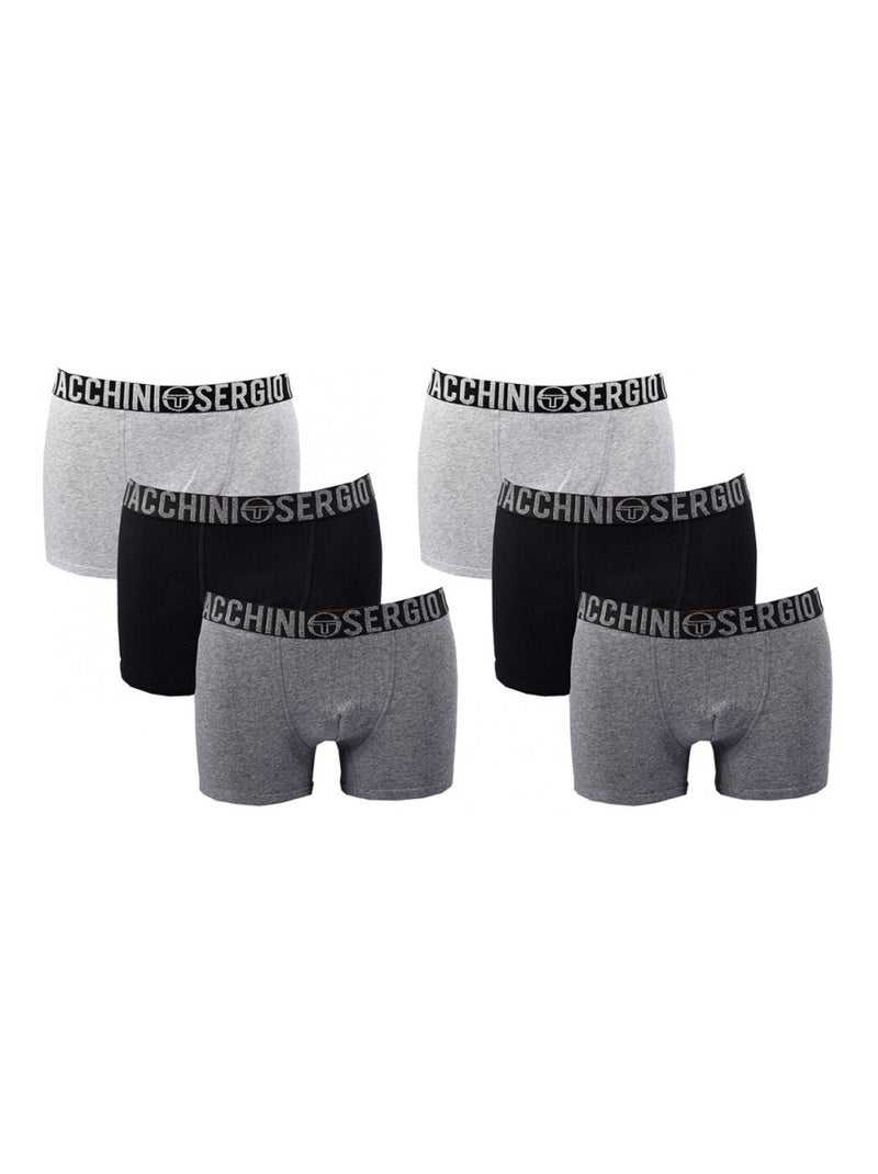 Bóxer Hombre SERGIO TACCHINI Lote de 6 - Pack de 6 Multicolor - Kiabi