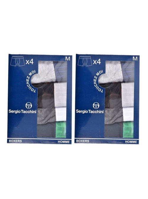 Bóxer Hombre SERGIO TACCHINI Lote de 8 - Pack de 8 - Kiabi