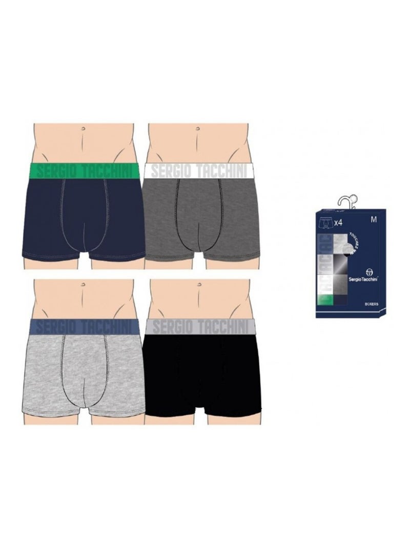 Bóxer Hombre SERGIO TACCHINI Lote de 8 - Pack de 8 Multicolor - Kiabi