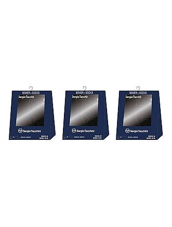 Boxer Hombre SERGIO TACCHINI Pack de 3 - Pack Regalo