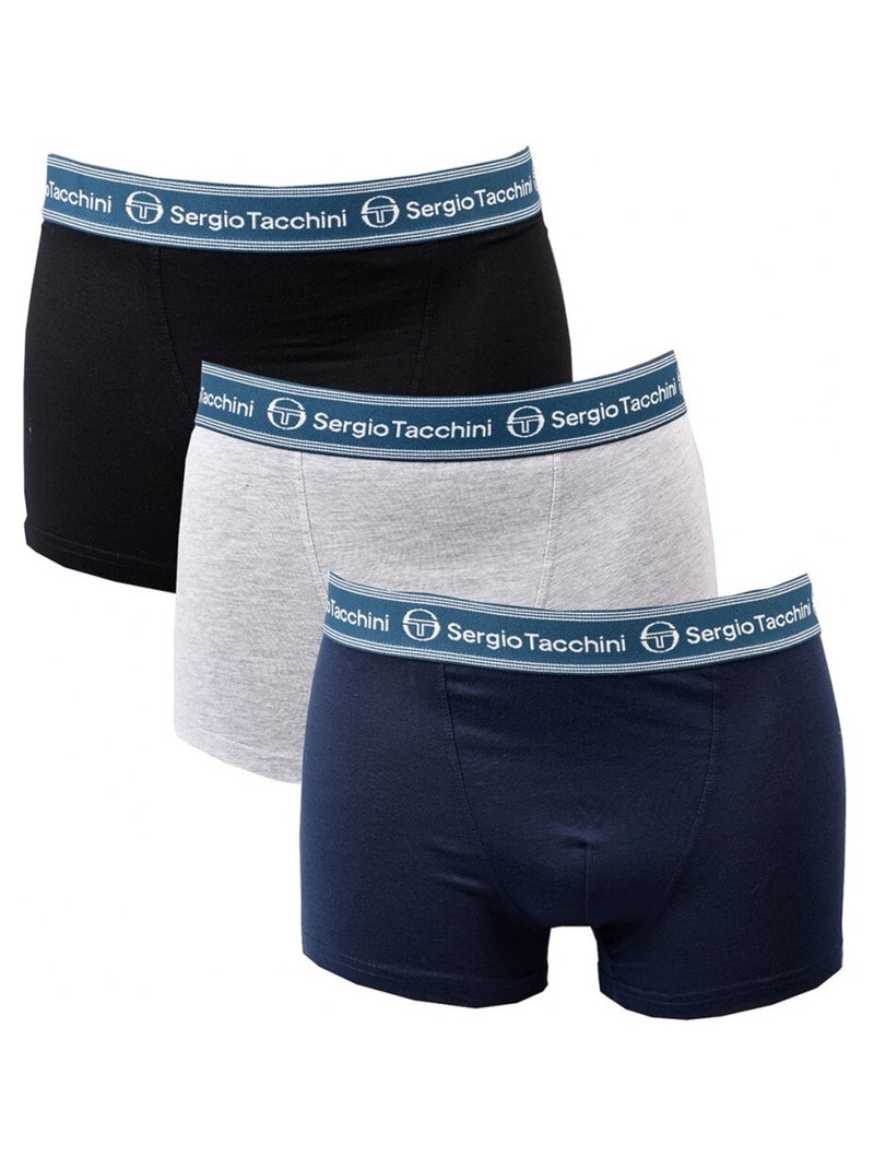 Bóxer hombre SERGIO TACCHINI X3 - Pack de 3 Multicolor - Kiabi