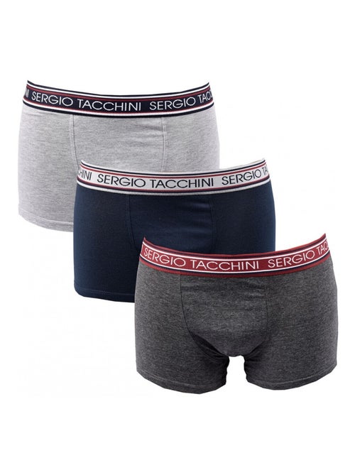 Bóxer hombre SERGIO TACCHINI X3 - Pack de 3 - Kiabi