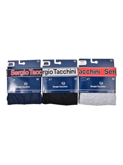 Bóxer hombre SERGIO TACCHINI X3 - Pack de 3 - Kiabi