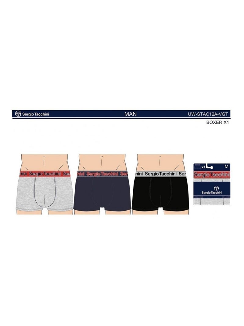 Bóxer hombre SERGIO TACCHINI X3 - Pack de 3 Multicolor - Kiabi