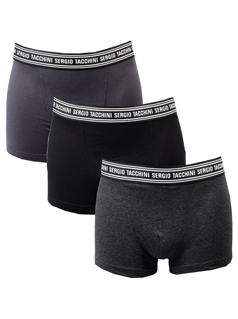 Bóxer hombre SERGIO TACCHINI X3 - Pack de 3 Multicolor - Kiabi