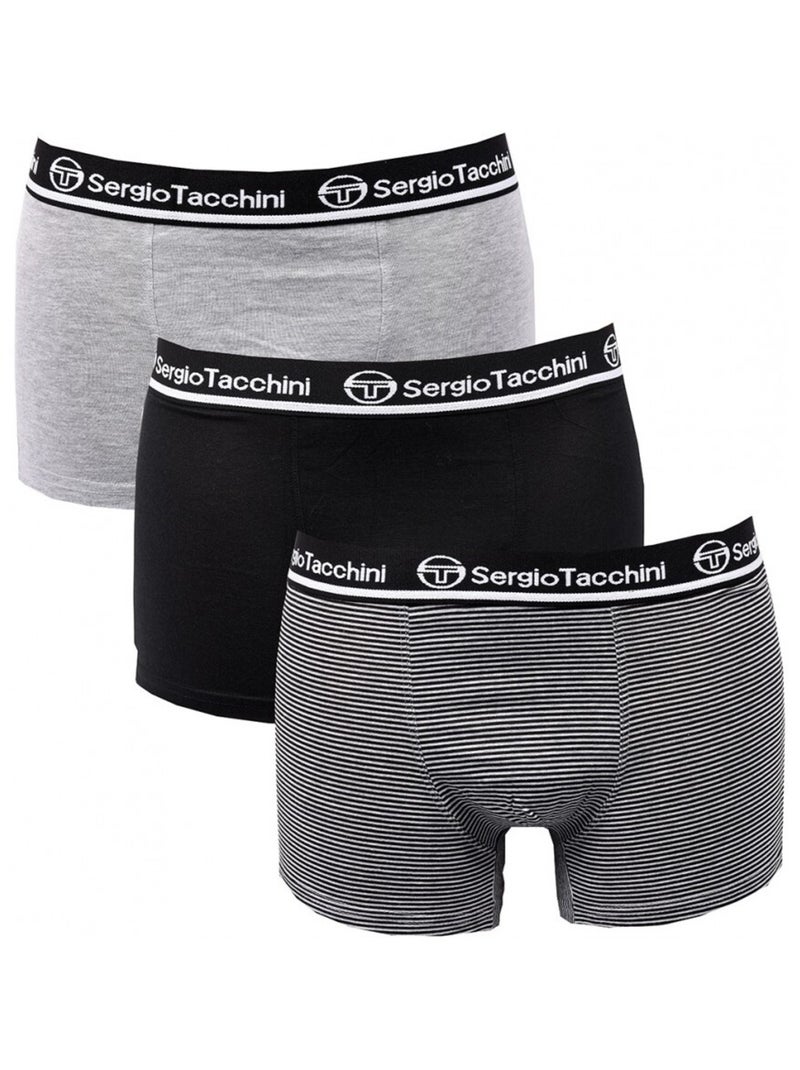 Bóxer hombre SERGIO TACCHINI X3 - Pack de 3 Multicolor - Kiabi