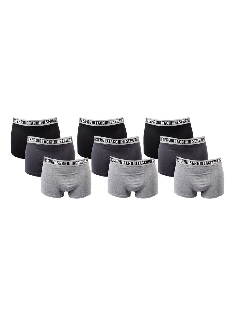 Bóxer hombre SERGIO TACCHINI X9 - Pack de 9 Multicolor - Kiabi