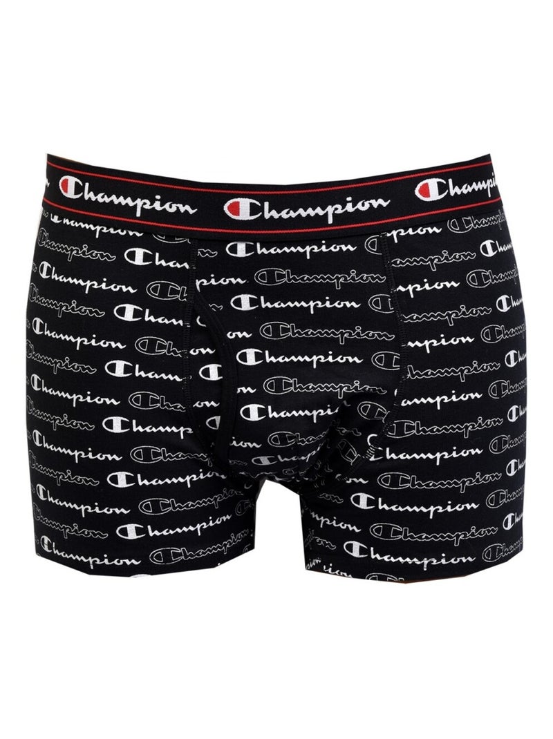 Bóxer hombre SPORT CHAMPION - Pack de 4 Azul Multicolor Negro - Kiabi