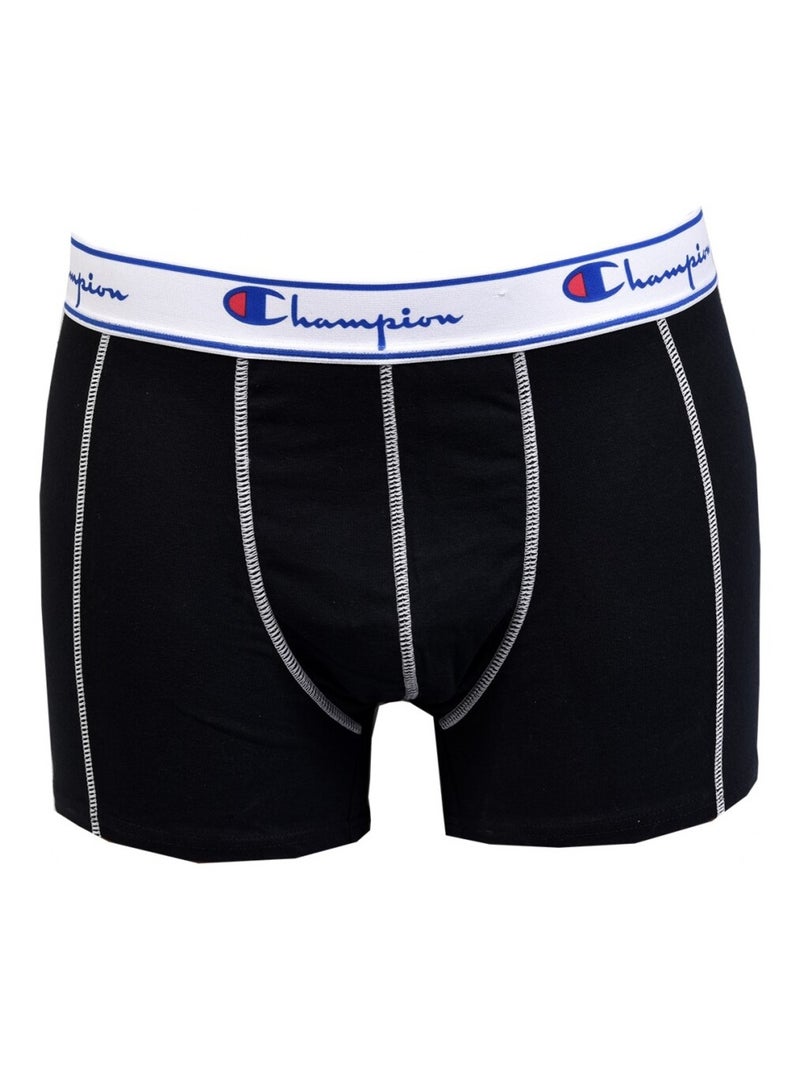 Bóxer hombre SPORT CHAMPION - Pack de 4 Azul Multicolor Negro - Kiabi