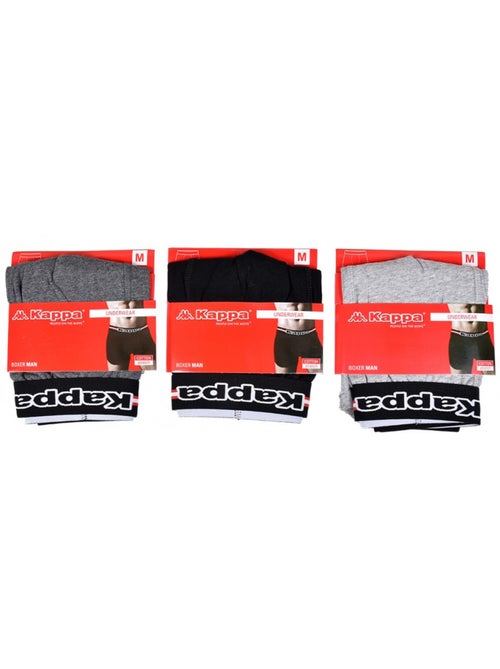 Bóxer KAPPA para Hombre Calidad y Confort - Surtido de modelos según llegadas - Pack de 3 - Kiabi