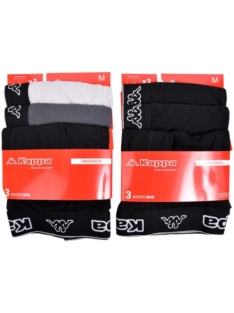 Bóxer KAPPA para Hombre Calidad y Confort - Surtido modelos según llegadas - Pack de 12 Multicolor - Kiabi