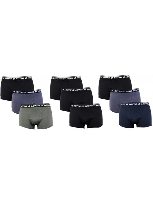 Bóxer LOTTO para Hombre 100% ALGODÓN - Pack de 9 - Kiabi