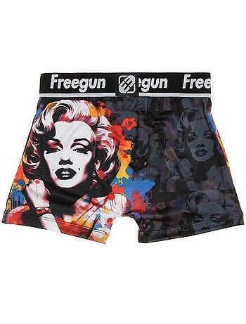 Boxer multicolor para niño Freegun Kulte