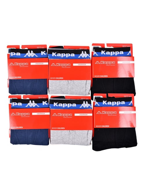 Bóxer Niño KAPPA - Pack de 6 - Kiabi Bóxer Niño KAPPA - Pack de 6 - Kiabi