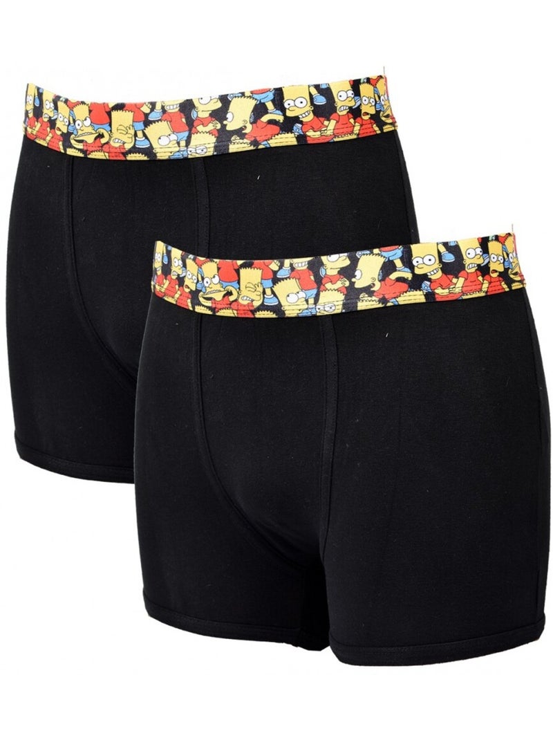 Bóxer NO PUBLIK Featuring Simpsons - Pack de 2 Negro - Kiabi