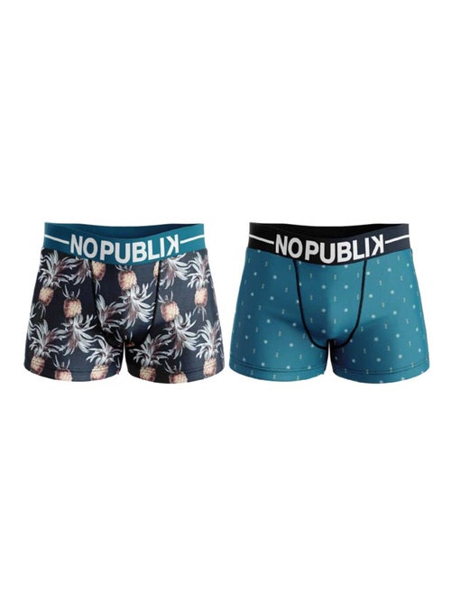 Boxer No Publik Microfibra - Pack de 2 - Kiabi Boxer No Publik Microfibra - Pack de 2 - Kiabi
