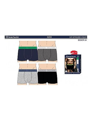 Bóxer SERGIO TACCHINI - Pack de 4