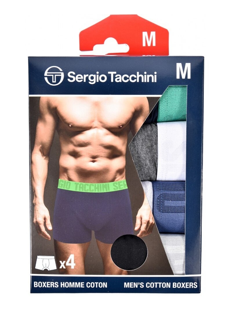 Bóxer SERGIO TACCHINI - Pack de 4 Multicolor - Kiabi