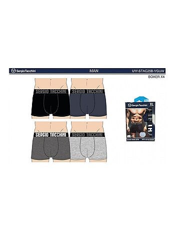 Bóxer SERGIO TACCHINI - Pack de 4