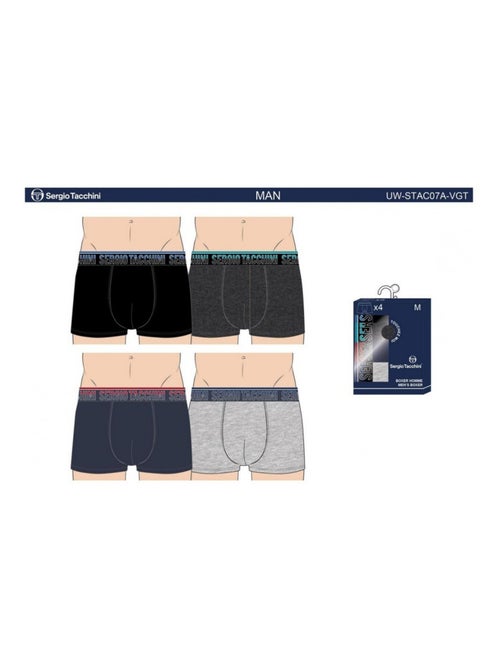 Bóxer SERGIO TACCHINI - Pack de 4 - Kiabi