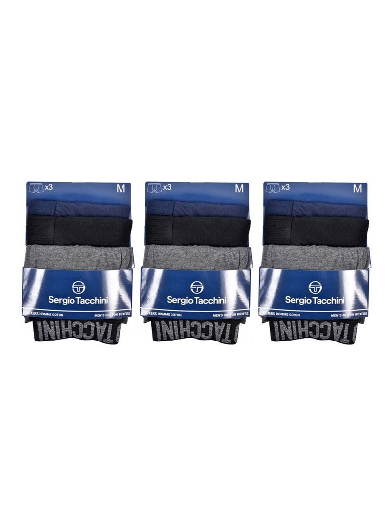 Bóxer SERGIO TACCHINI - Pack de 9 Multicolor - Kiabi