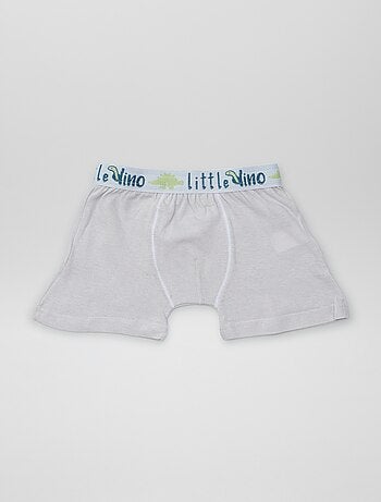 Boxers de algodón lisos - pack de 3