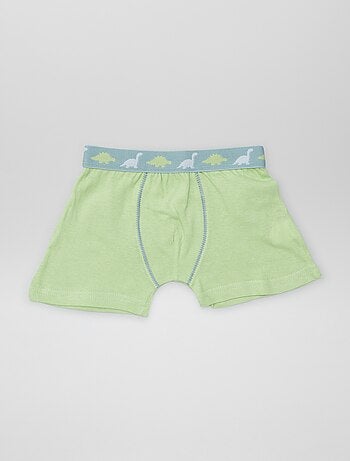 Boxers de algodón lisos - pack de 3