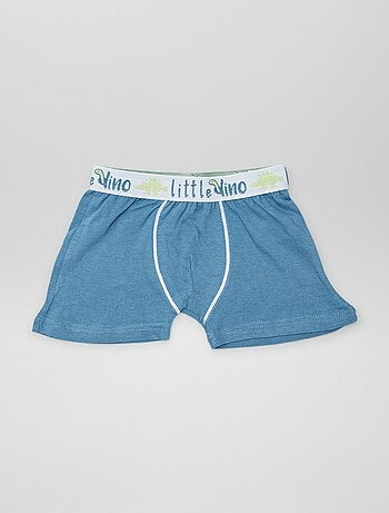 Boxers de algodón lisos - pack de 3