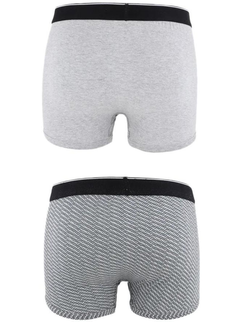 Boxers de hombre kaporal (pack de 2) Gris plateado - Kiabi