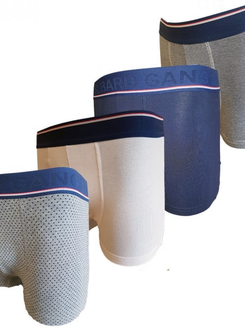 Bóxers hombre SLIBARD GANG - Pack de 4 - Kiabi