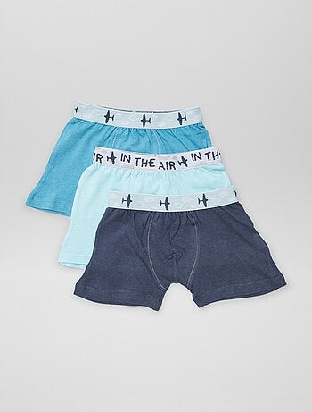 Boxers lisos - pack de 3