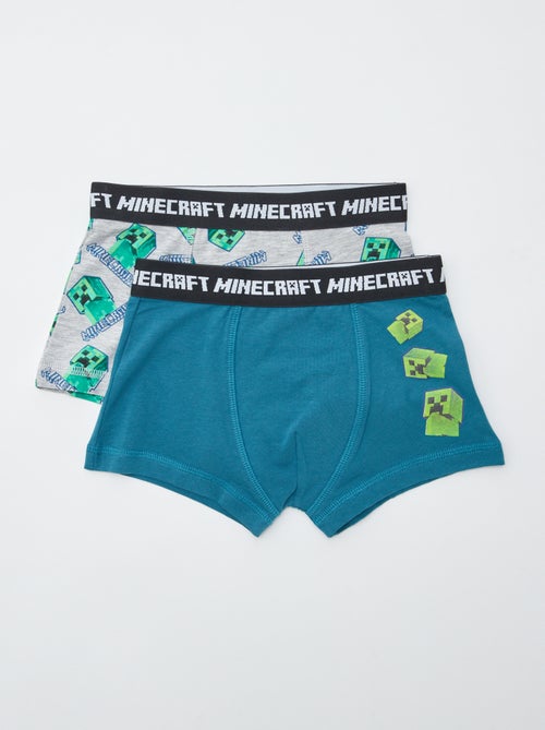 Boxers 'Minecraft' - pack de 2 - Kiabi