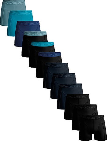 Boxers pack de 12 en algodón premium Muchachomalo confort transpirable y ajuste perfecto