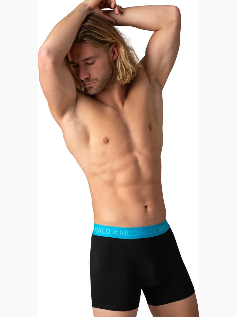 Boxers pack de 12 en algodón premium Muchachomalo confort transpirable y ajuste perfecto Azul Negro - Kiabi
