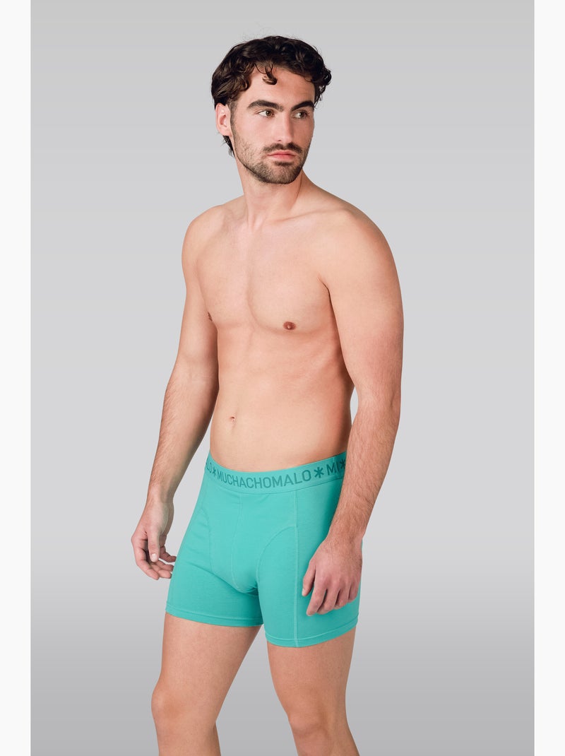 Boxers pack de 12 en algodón premium Muchachomalo confort transpirable y ajuste perfecto Negro Azul Gris - Kiabi