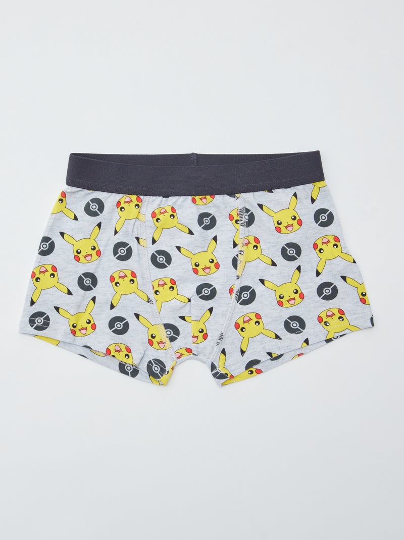 Boxers 'Pokémon' - pack de 2 GRIS - Kiabi