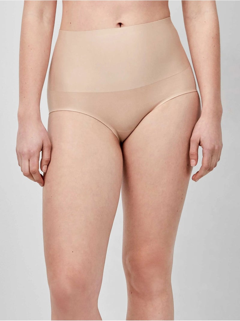Braga alta moldeadora sin costuras con efecto reductor Rosa - Kiabi