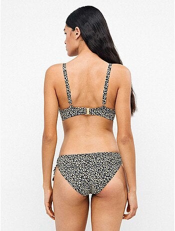 Braga bikini ajustable en cintura estampado animal print