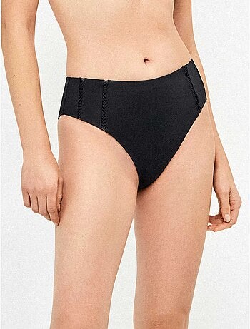 Braga bikini alta con detalles calados en laterales