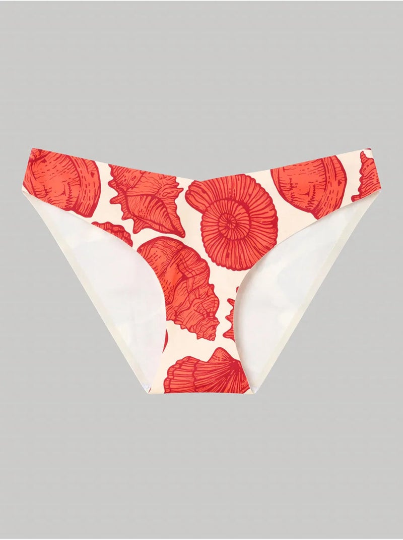 Braga bikini alta en tejido efecto moldeador high tech estampado Multicolor - Kiabi