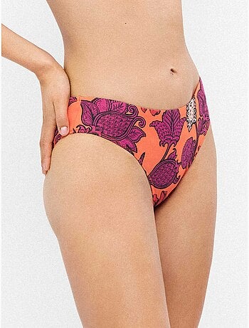 Braga bikini alta estampado floral