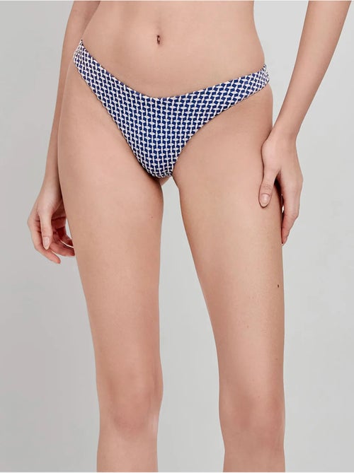 Braga bikini brasileña corte en v, en tejido de estructura - Kiabi Braga bikini brasileña corte en v, en tejido de estructura - Kiabi