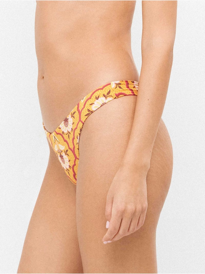 Braga bikini brasileña corte en v reversible Multicolor - Kiabi