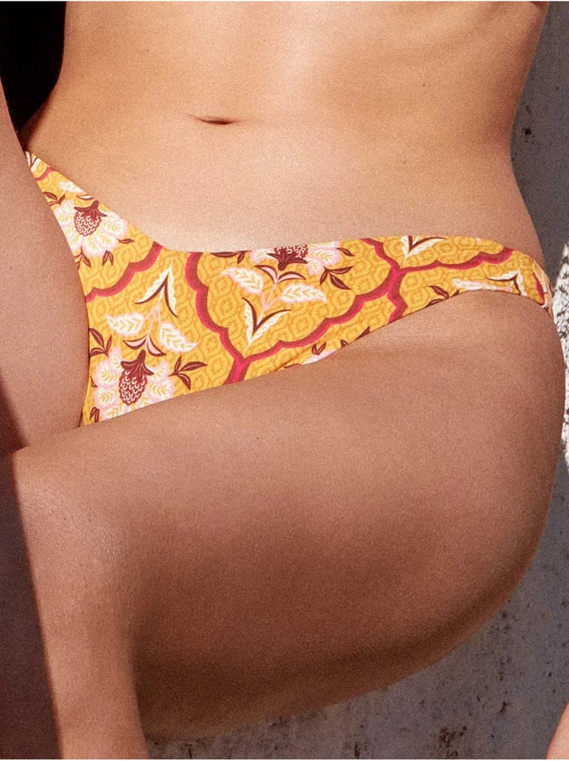 Braga bikini brasileña corte en v reversible Multicolor - Kiabi