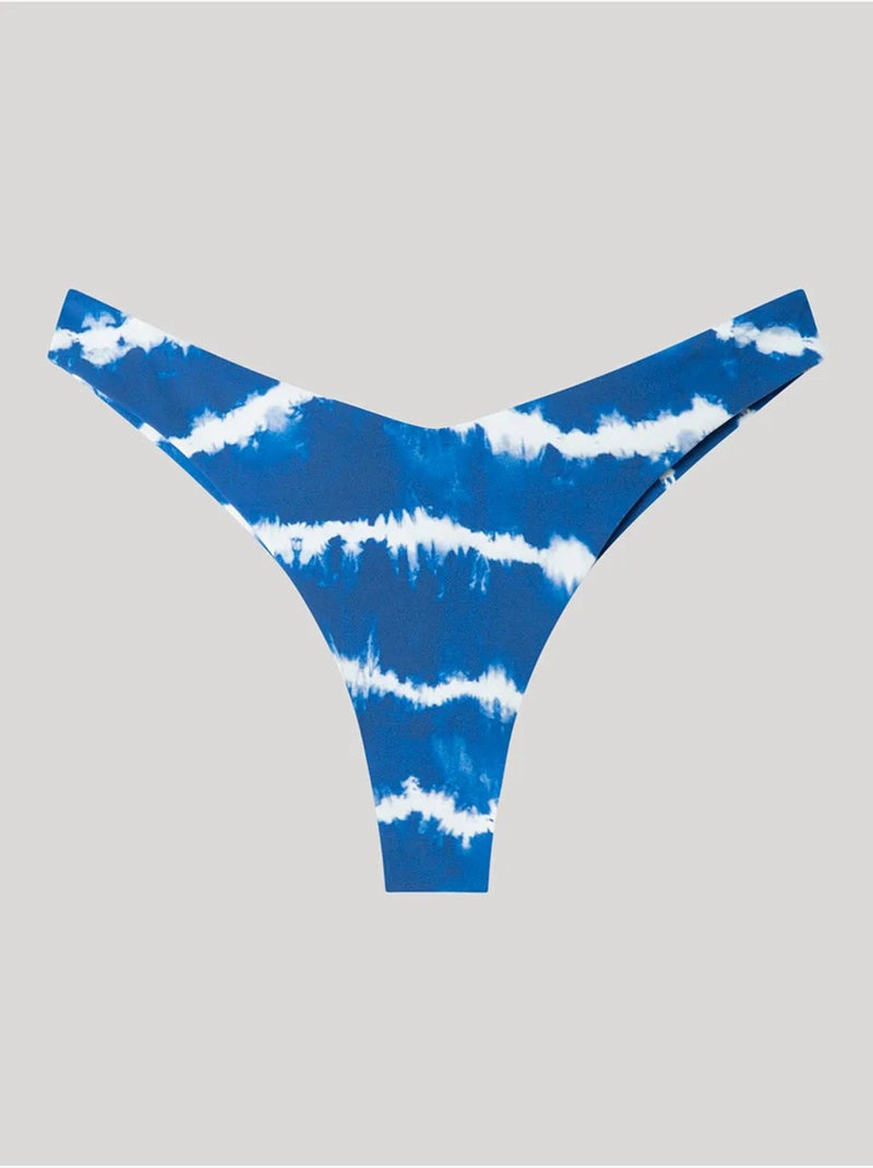 Braga bikini brasileña corte en v y estampado tie-dye Multicolor - Kiabi