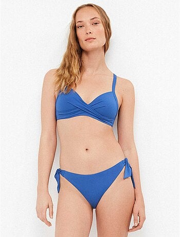 Braga bikini clásica ajustable en laterales